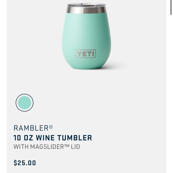 Yeti rambler 10 oz wine tumbler - Picture 5 of 5